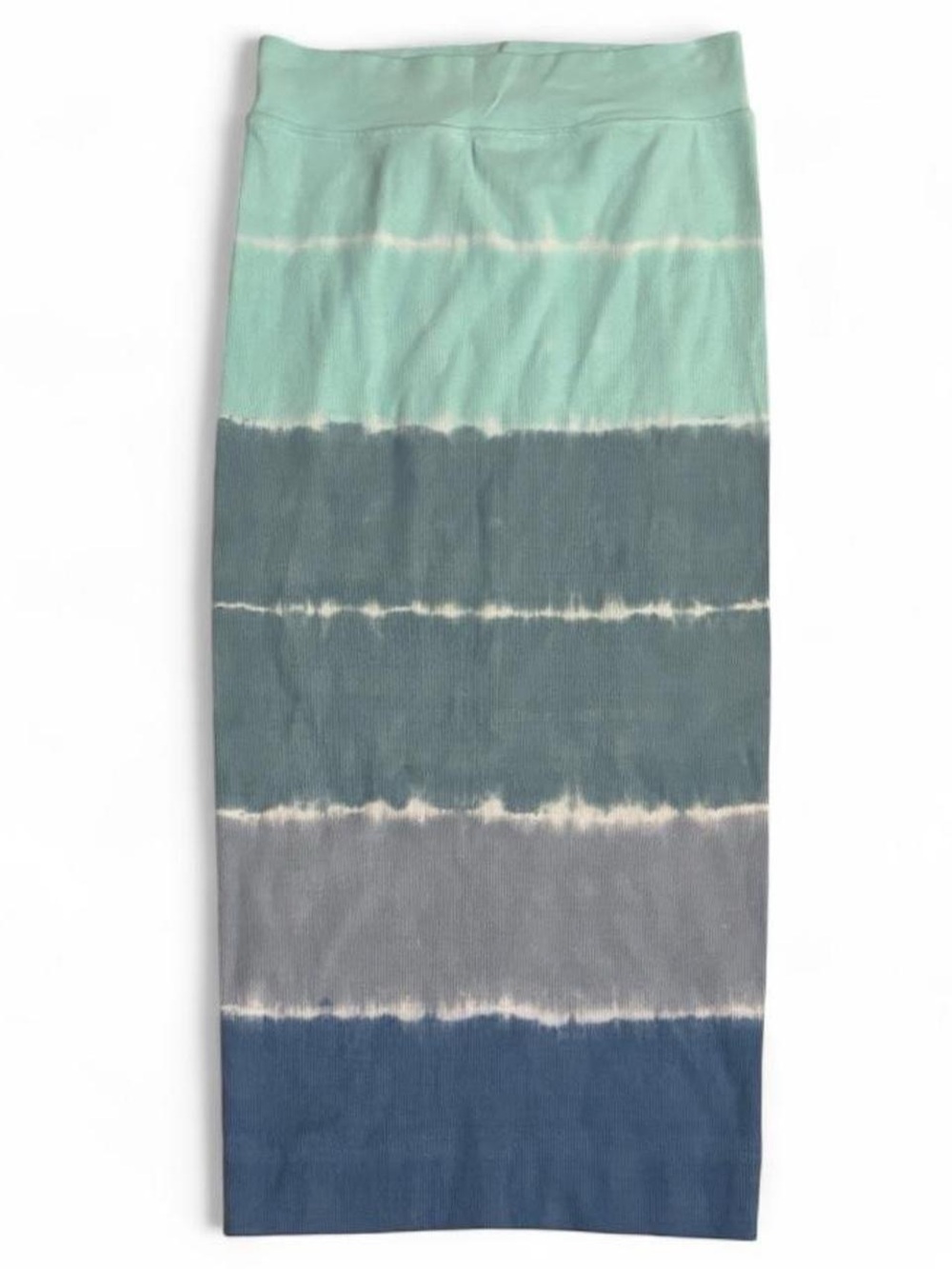 NEW Y2K Hard Tail ribbed midi tie dye pencil skirt